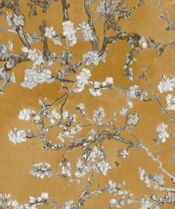 BN Van Gogh Wallpaper - Almond Blossom Sunrise Yellow