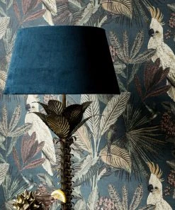 Thedesignyarduk Panthera Cockatoo Wallpaper Taupe Memphis To Miami