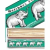 Archivist Gallery Luxury Long Match Box Green Elephants Havana Tropicana