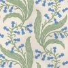 New Ellen Merchant - Bluebells Wallpaper In Chalk | Folk Couture Design | Premium Block Printed Wallpaper 1 New Ellen Merchant - Bluebells Wallpaper In Chalk