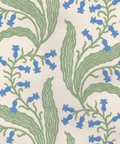 New Ellen Merchant - Bluebells Wallpaper In Chalk