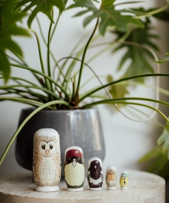 Marmalade Lion British Birds Babushka Dolls