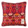 Mind The Gap Uzbek Ikat Linen Cushion