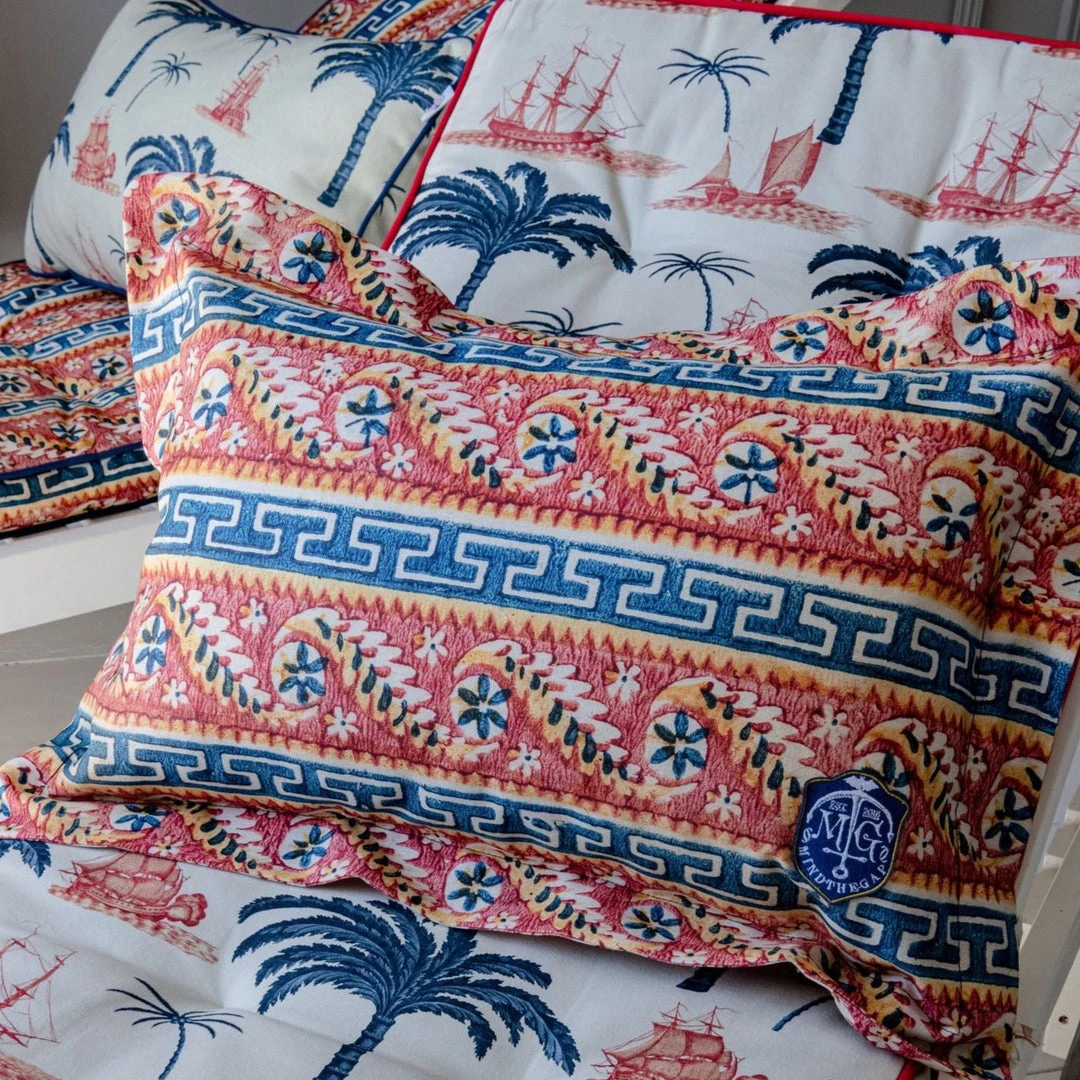 The Design Yard Samothraki Outdoor Cushion - Rectangle Blue Skies Ahead | Water-Resistant & Durable Picnic Cushion 4 The Design Yard Samothraki Outdoor Cushion, Rectangle Blue Skies Ahead