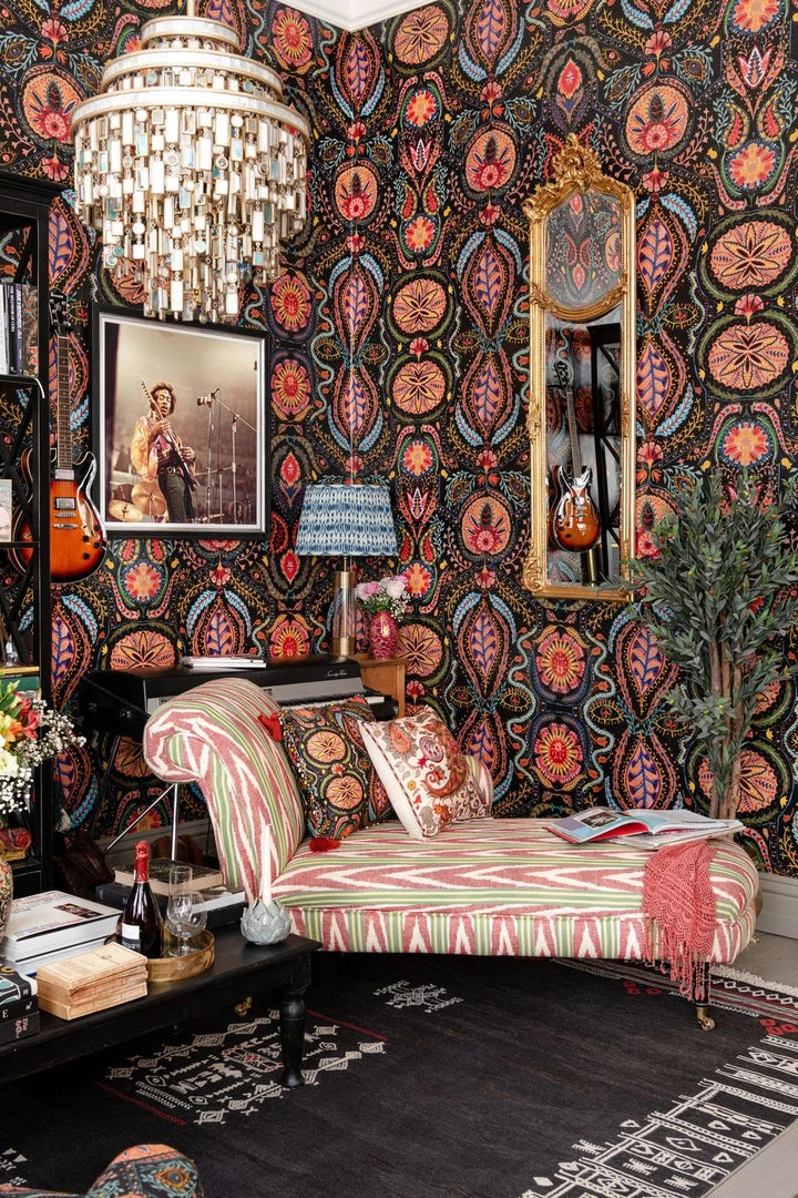 Mind The Gap Woodstock Collection Soul Sacrifice Wallpaper - Bohemian Floral Design 7 Mind The Gap Woodstock Collection, Soul Sacrifice Wallpaper New