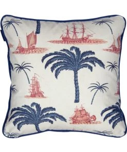 The Design Yard Blue Skies Ahead Aegean Outdoor Cushion
