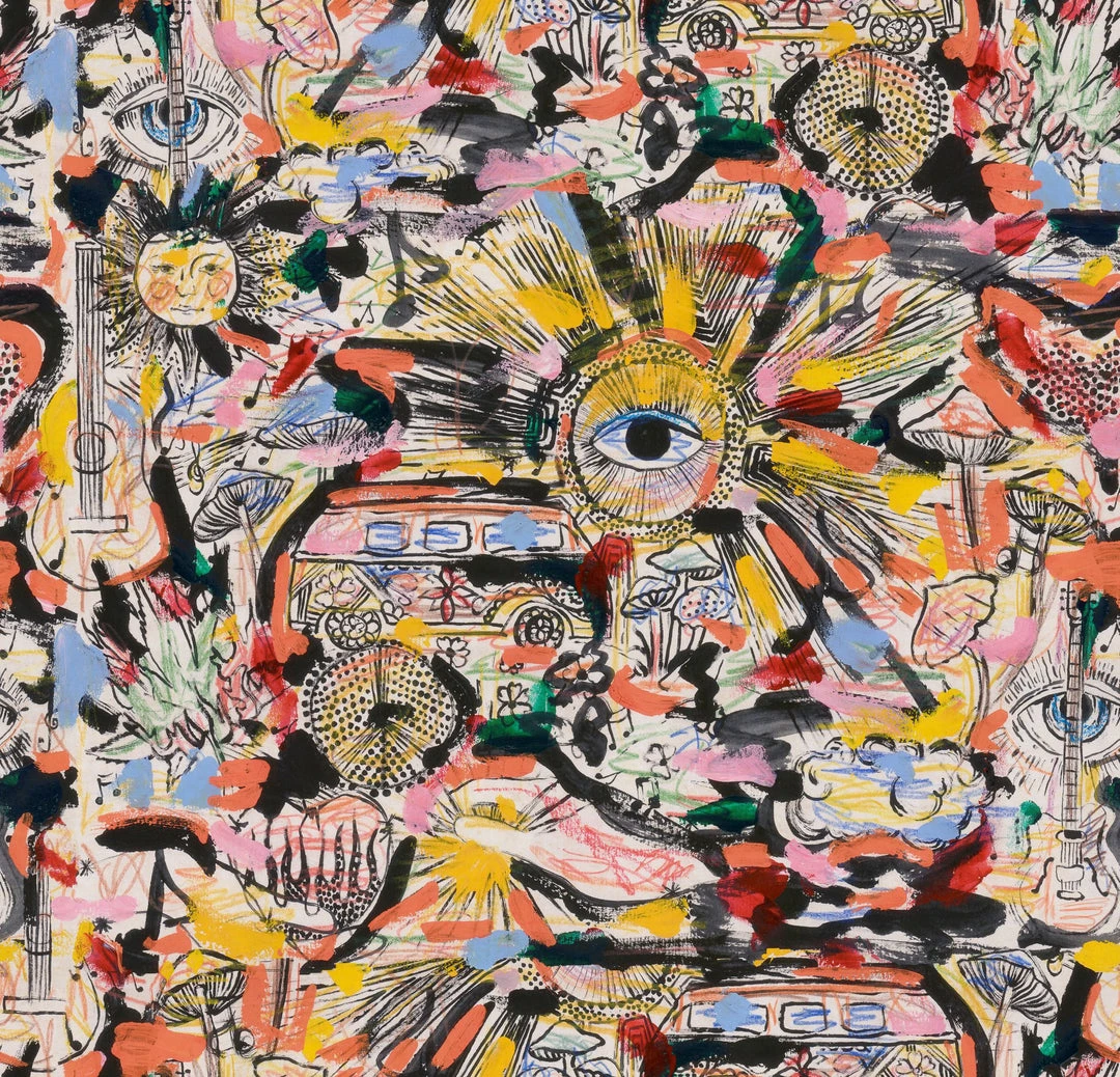 Mind The Gap Woodstock Collection Summer Of '69 Bohemian Wallpaper - Retro Comic & Themed Design 5 Mind The Gap Woodstock Collection, Summer Of '69