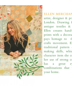 New Ellen Merchant Bluebells Wallpaper In Butter - Folk Couture Block Printed Wallpaper 15 New Ellen Merchant Bluebells Wallpaper In Butter