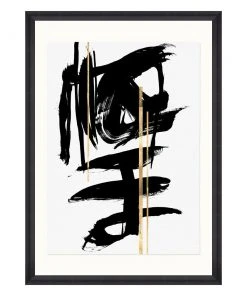 Mind The Gap Gestural Abstraction I Wall Art The Retrograde