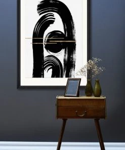 Mind The Gap Gestural Abstraction II Wall Art