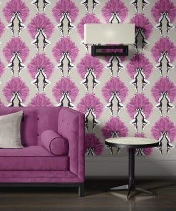 The Graduate Collection New Showgirls Wallpaper Metallic Pink & Cream