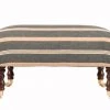 Mind The Gap New Hudson Upholstered Stool Oregon Stripes