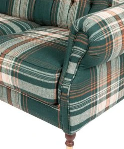 Mind The Gap - EDINBURGH SOFA - Monterey Plaid Green