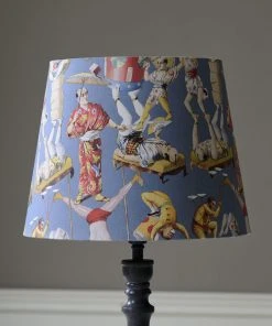 Mind The Gap Lamp Shades MTG Cone Lampshade - ASIAN CIRCUS BLUE
