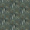 Josephine Munsey Woodland Floor Fabric Petrol And Sage