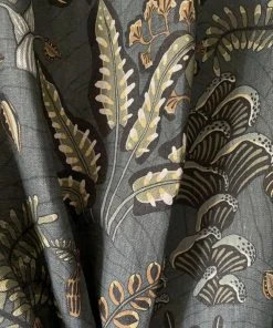 Josephine Munsey Woodland Floor Fabric Petrol And Sage