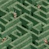 Josephine Munsey Labyrinth With Deer Wallpaper