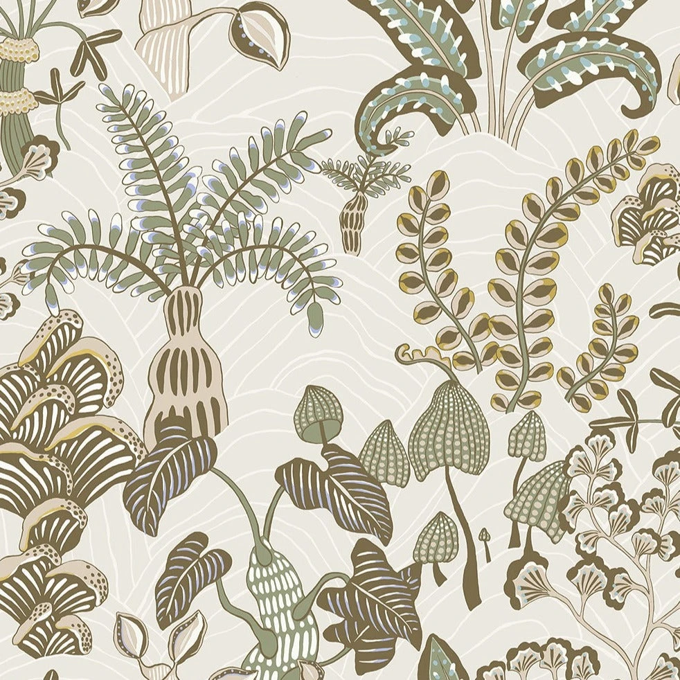 Josephine Munsey Woodland Floor Wallpaper - Soft Olive Nature & Animals Wallpaper 3 Josephine Munsey Woodland Floor Wallpaper Soft Olive Wallpaper & Paint