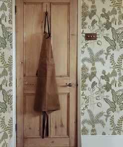 Josephine Munsey Woodland Floor Wallpaper Soft Olive Wallpaper & Paint