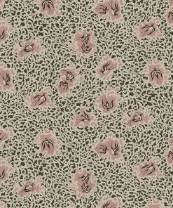 Josephine Munsey The Craftsman Bea's Swallows Wallpaper Chaingate Green & Ham Pink
