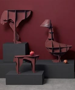 Ibride Junon - Illuminated Goose Bedside Table & Lamp