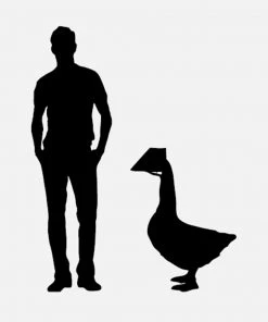 Ibride Junon - Illuminated Goose Bedside Table & Lamp