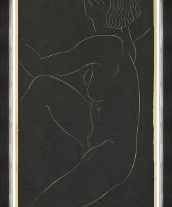 Mind The Gap Framed Art FEMALE NUDE BY ERIC GILL