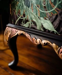 Lady Griddilebone Leopardess Vintage Drinks Cabinet Rose & Thorn