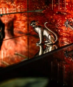 Lady Griddilebone Leopardess Vintage Drinks Cabinet Rose & Thorn