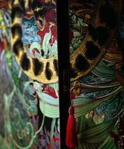 Lady Griddilebone Leopardess Vintage Drinks Cabinet Rose & Thorn