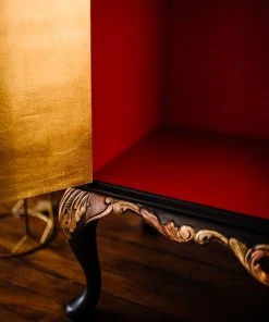 Lady Griddilebone Leopardess Vintage Drinks Cabinet Rose & Thorn