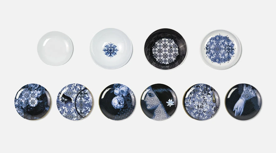 Ibride Luso Stackable Set Rose & Thorn - Elegant Luxury Plates & Bowls for Stylish Dining 14 Ibride Luso Stackable Set Rose & Thorn