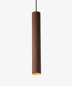 Thedesignyarduk The Craftsman ROEST 45 VERTICAL PENDANTS NATURAL & ZINC - Graypants Lighting