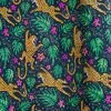 The Monkey Puzzle Tree Velvet Fabric - 'How The Leopard Got His Spots' by Alexis Snell | Havana Tropicana Collection 1 The Monkey Puzzle Tree New 'How The Leopard Got His Spots' Velvet By Alexis Snell