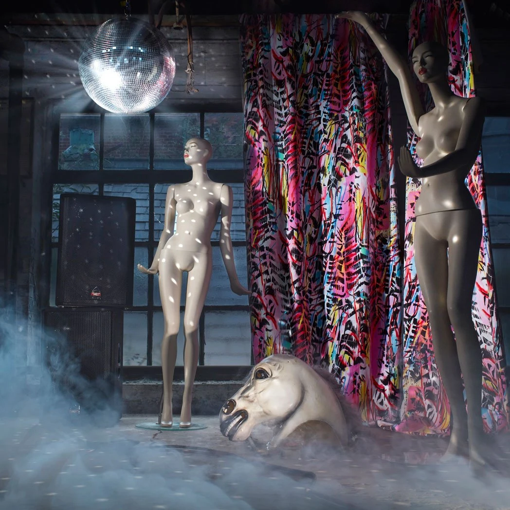 The Monkey Puzzle Tree 'Rita Does Jazz' Velvet Fabric by Sarah Thornton | Abstract Homeware Collection 4 The Monkey Puzzle Tree New 'Rita Does Jazz' Velvet By Sarah Thornton