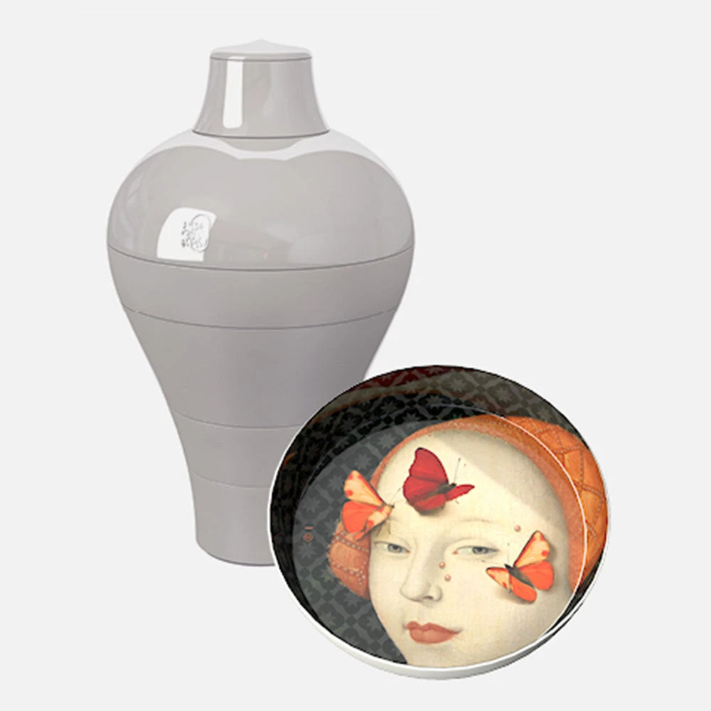 Les Jardins Royaux Ibride Ming Stackable Serving Set - Luxury Stackable Plates & Bowls for Picnic & Dining 3 Les Jardins Royaux Ibride Ming Stackable Serving Set