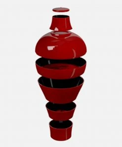 Les Jardins Royaux Ibride Ming Stackable Serving Set - Luxury Stackable Plates & Bowls for Picnic & Dining 16 Les Jardins Royaux Ibride Ming Stackable Serving Set