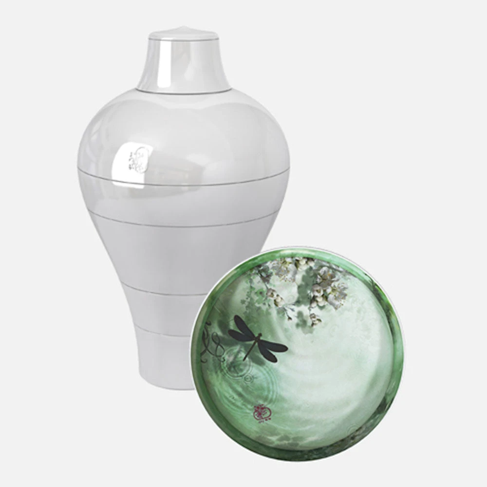 Les Jardins Royaux Ibride Ming Stackable Serving Set - Luxury Stackable Plates & Bowls for Picnic & Dining 4 Les Jardins Royaux Ibride Ming Stackable Serving Set