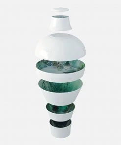 Les Jardins Royaux Ibride Ming Stackable Serving Set - Luxury Stackable Plates & Bowls for Picnic & Dining 13 Les Jardins Royaux Ibride Ming Stackable Serving Set