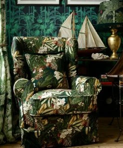 Mind The Gap Havana Tropicana Dakota Skirted Chair - Orchid Bloom