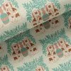 Annika Reed Studio Pair Of Dogs Oyster Linen Fabric - Vintage Brown | Premium Linen & Cotton Fabric for Homeware 2 Annika Reed Studio Pair Of Dogs Oyster Linen - Vintage Brown