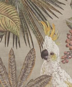 BN Havana Tropicana Panthera Cockatoo Print Wallpaper - Grey