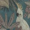 BN Panthera Cockatoo Print Wallpaper - Teal