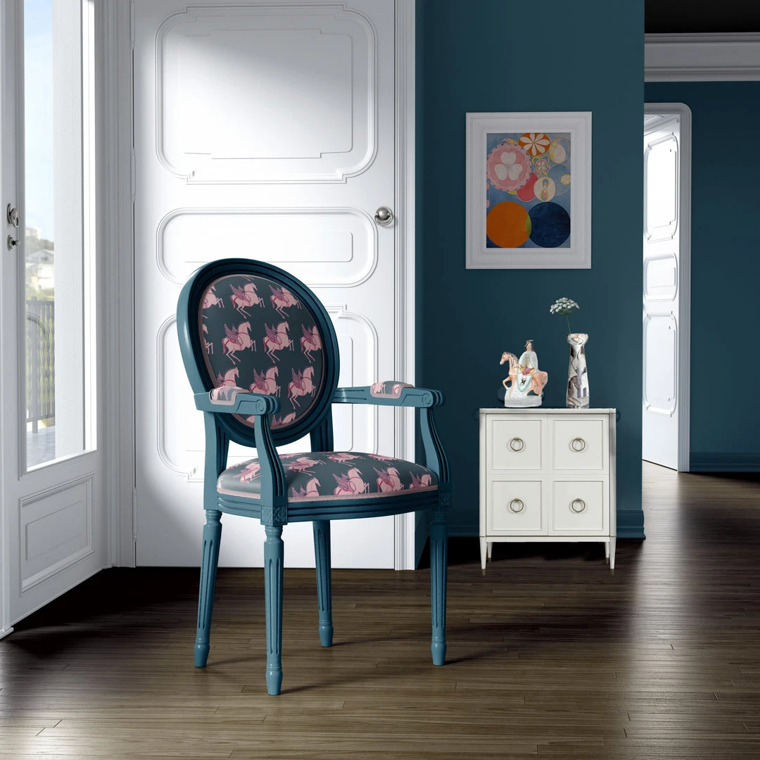 Annika Reed Studio Pegasus Velvet - Midnight | Luxurious Velvet Fabric for Home Decor 5 Annika Reed Studio Pegasus Velvet - Midnight