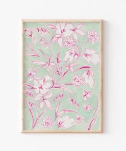 Candice Gray New A3 Pink One Colour Print