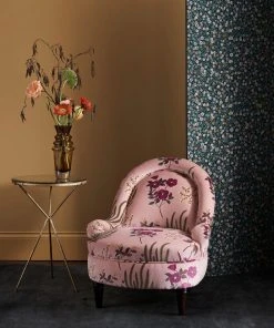 Liberty Fabrics Botanical Flora Wellington Velvet Fabric, Lacquer New