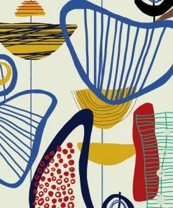 Mind The Gap Suspended Forms Wallpaper Memphis To Miami