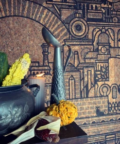 The Monkey Puzzle Tree New 'Hit The North' Superwide Cork Wallpaper By Drew Millward