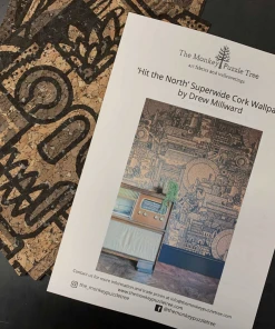 The Monkey Puzzle Tree New 'Hit The North' Superwide Cork Wallpaper By Drew Millward