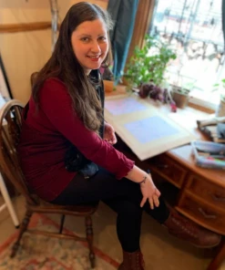 The Monkey Puzzle Tree Metamorphosis Linen Union By Kirsty Greenwood